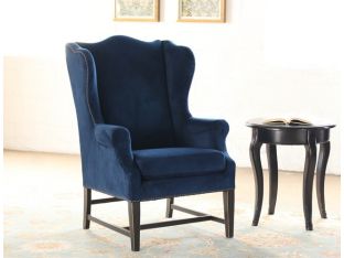 Navy Wing Chair