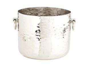 Hammered Metal Container