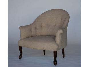 Tan Linen Bedroom Chair