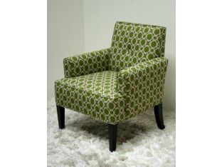 Apple Green Trellis Lounge Chair