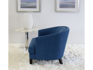 Glover Chair in Blue Upholstery