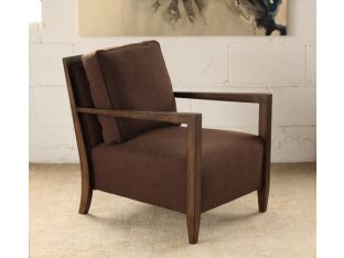 Brown Contemporary Lounge Chair