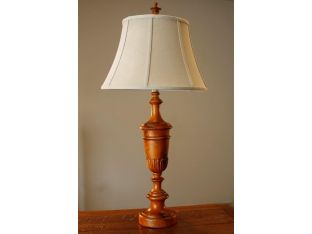 Floret Trophy Wood Table Lamp