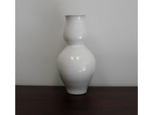 Large White Chalice Vase