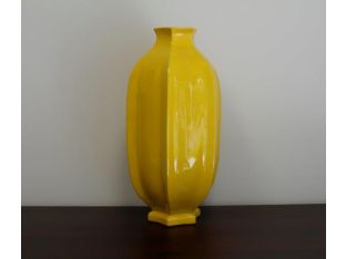Tall Yellow Pomegranate Vase